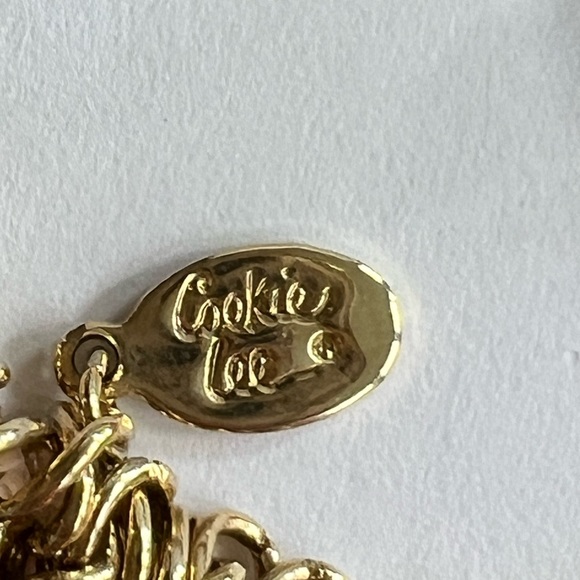 Cookie Lee Gold Tone Stretch Bracelet ECU - Picture 6 of 8